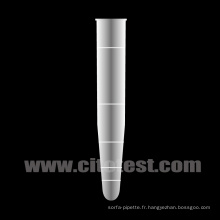 Tube à centrifuger en plastique de 10 ml, matériau PP (4004-1105)